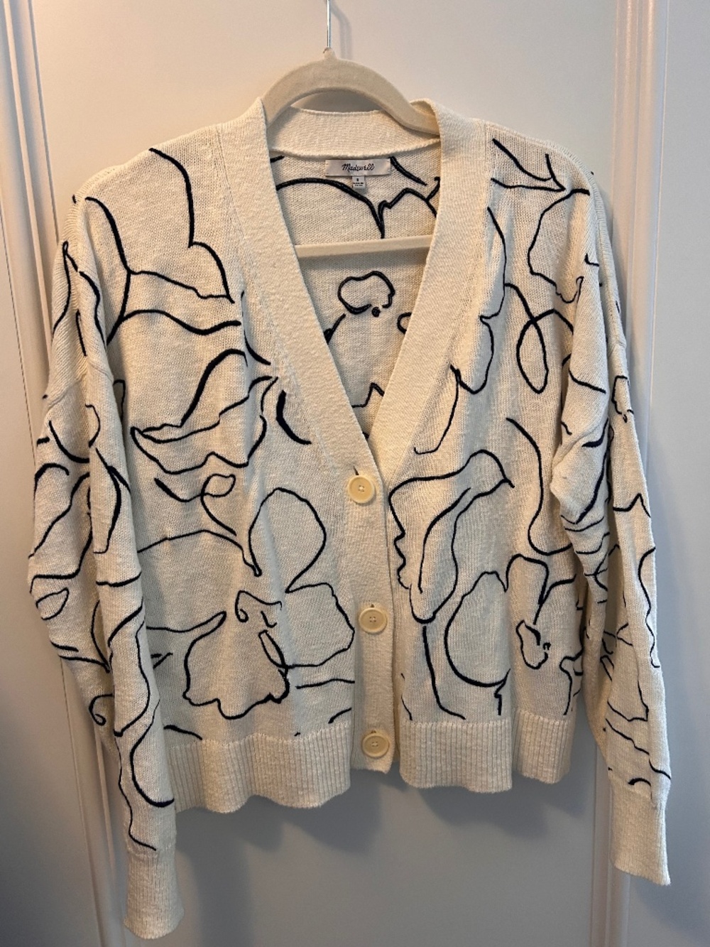 Abstract Patterned Madewell Sweater
